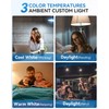 LUXKAZSAZZI WirelessGlow Rechargeable Light Bulbs with Remote, 3 Color Temperatures