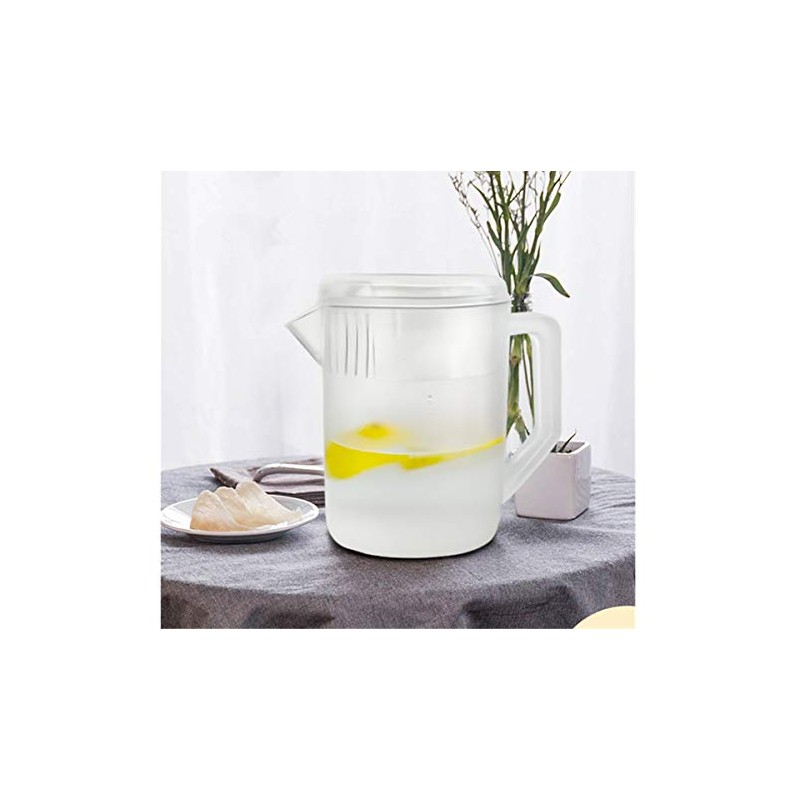 HERF Jarra de agua de plástico de policarbonato, 1,5 L,