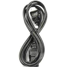 Generic 5ft AC Power Cord, Type B, Male-to-Female, 10A 125V, Black, Compatible with Sony XBR-55X930D, XBR65A8F, XBR-65A8F TVs