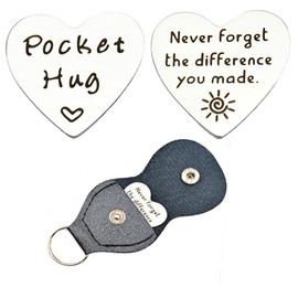 RFTWXHPN Farewell Going Away Gifts for Coworkers Women Men Goodbye Retirement Gifts for Boss Colleague Never Forget The Difference You Make Pocket Hug Gifts for Coworker Staff Volunteer, Small