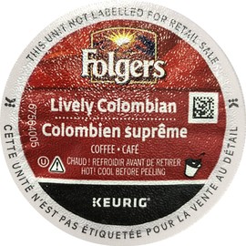 Folgers Lively Colombian Coffee, 80-Count cups