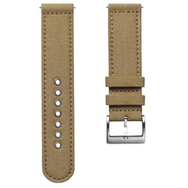 ZULUDIVER Croyde Canvas Watch Strap [Desert Sand, 20mm]
