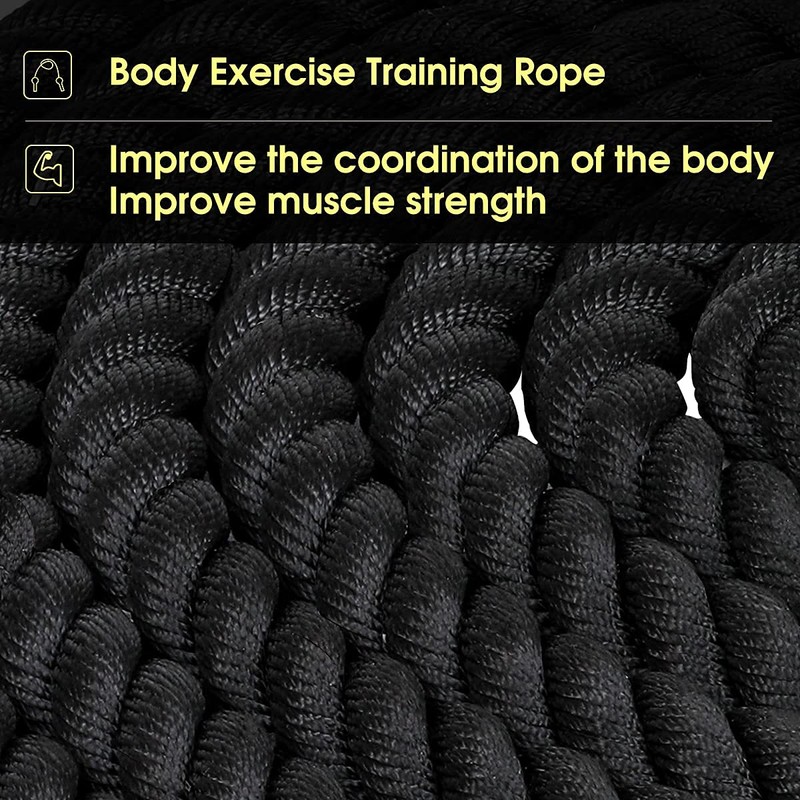 Max4out Battle Ropes 1.5 inch 30 ft - Polyester Workout