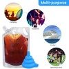 Rum Runners for Cruise, Plastic Flask Leak-Proof with Funnel set,