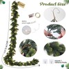 RECUTMS Garland Christmas Outdoor Garland with 9.84 Feet Christmas Decorative