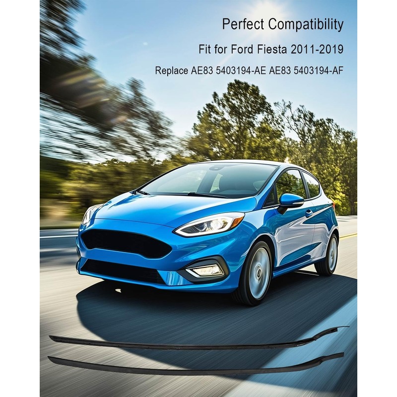 A Pillar Windshield Trim Molding Fit for Ford Fiesta 2011-2019,