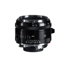 Voigtlander NOKTON Vintage Line 35mm F1.5 Aspherical TypeII VM Leica M Mount Photo Render, Black