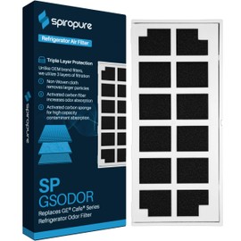 SpiroPure SP-GSODOR Refrigerator Odor Air Filter Replacement for ODORFILTER (1 Pack)