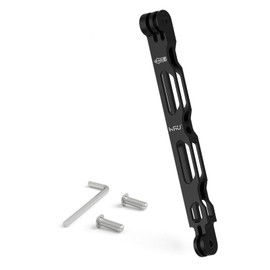 HSU Gopro Aluminum Extension Arm Pole Mount Helmet Mount Metal Pole Mount Helmet Stick Mount for GoPro Hero 12/11/10/9/8/7/6/5 and Other Action Camera Accessories (6.5 inches)