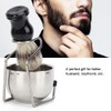 3Pcs/Set Shaving Tool Kit Brush with Stainless Steel Bowl Bracket