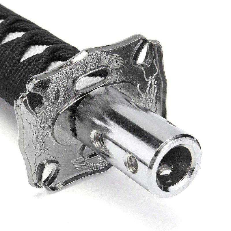 Riloer 15Cm Car Gear Shift Knob Samurai Sword Gear Metal
