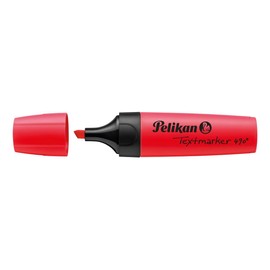 Pelikan 814126 Highlighter 490, Bright Red, Pack of 10 (1 Pack) in Folding Box,
