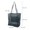 WuliTown Mesh Beach Tote Womens Shoulder Handbag,Elegant Beach Tote Bag,Stylish
