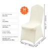 Happybuy Stretch Spandex Folding Chair Covers, Universal Fitted Slipcovers, Removable