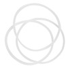 Milltrip Replacement Gaskets Rubber Rings, 3/6Pcs New Replacement Gaskets Rubber