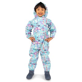 Jan & Jul Kids' Cozy-Dry Adjustable Rain Suit, Waterproof and Fleece-Lined, Cozy-Dry: Enchanted