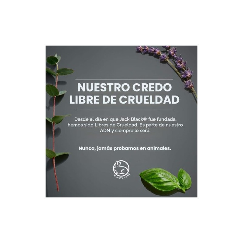 Jack Black Black Reserve Body & Hair Cleanser con cardamomo