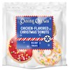 Canine Chews Frosted Donut Chicken-Flavored Christmas Dog Treats - Pack