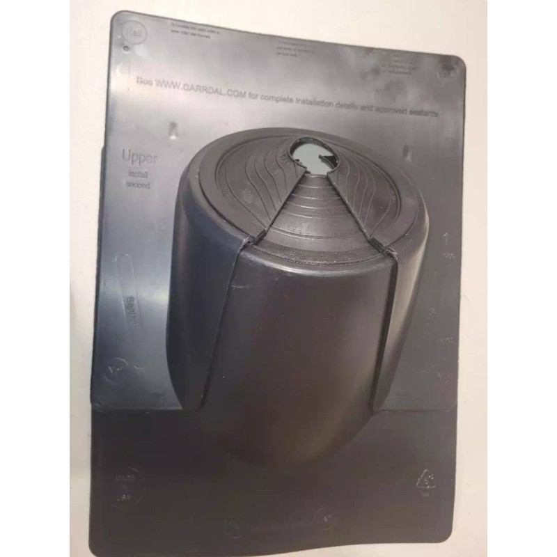 GARRDAL12+ Garrdal pipe flashing for steep roofs 12/12 and steeper