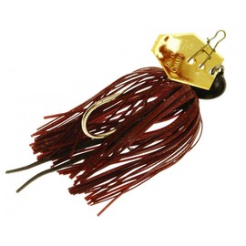 Z-MAN -Man Mini Chatterbait 7 g Fringe Bait Skirted Jig Colour Brown/Black