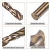 sourcing map 48pcs Jobber Drill Bits 2.5mm (0.098") Black Nitride