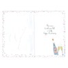 Open Anniversary Card - Couple Wedding Anniversary - Size:19.5cm x