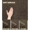 YIHOUSE Bathroom Rug Set 3 Piece, Memory Foam Brown Bath