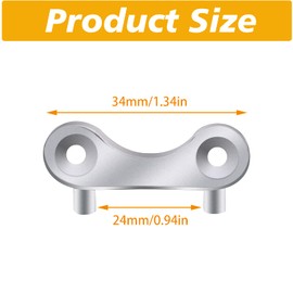 DOMUEN 2 Pack Boat Gas Cap Key Stainless Steel Boat Gas Key Boat Fuel Cap Key Boat Gas Tank Key Marine Gas Cap Key Deck Filler Key Deck Fill Plate Key Spare Key Replacement for Boat Yacht, Silver