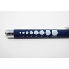 Umed Boeki Lightweight White LED Penlight Rubber Look Retractable Switch