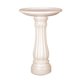 Union Products 61010 Round Bird Bath, White
