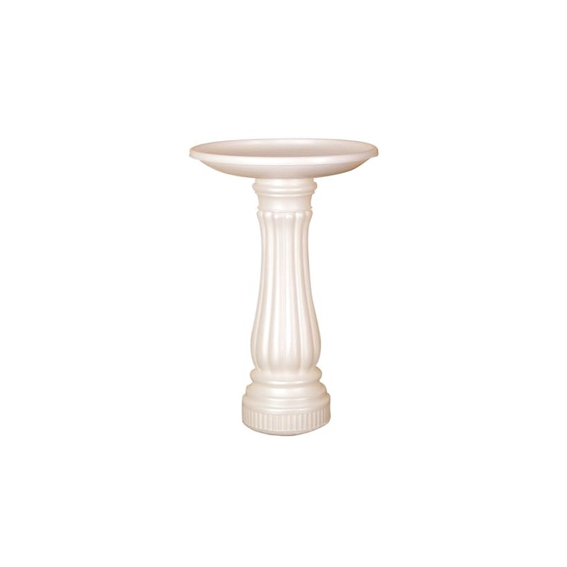 Union Products 61010 Round Bird Bath, White