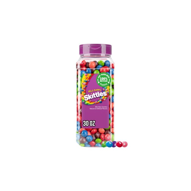 SKITTLES Wild Berry Chewy Fruity Rainbow Candy For Mid Day