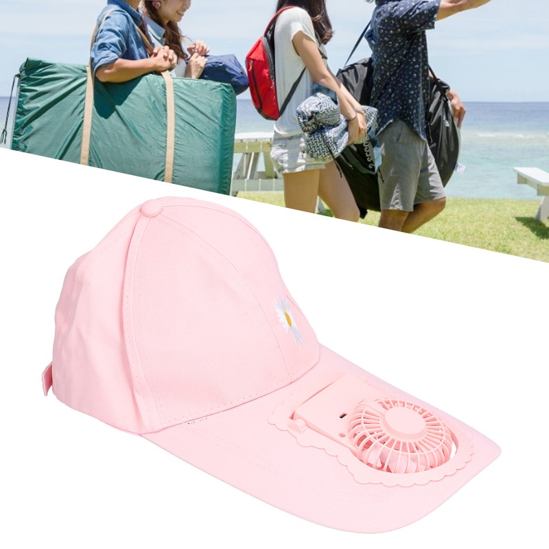 Cooling Fan Hat USB Charging Breathable Shade Sunscreen Fan Hat