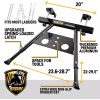 Bryner Ladder Stabilizer for Roof Gutter Ladder Standoff for Roof