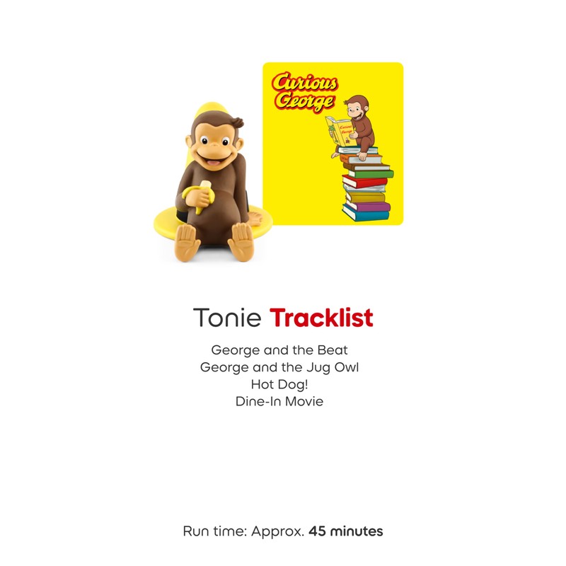 Tonies Curious George Audio Toy Figurine