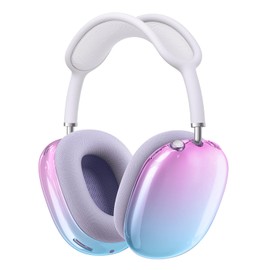 Aiaabq Case Cover for AirPods Max Headphones（2024/2020,Sparkling ColorfulClear Soft TPU Skin Anti-Scratch,Transparent Accessories Ultra Protective Cover for AirPods Max.