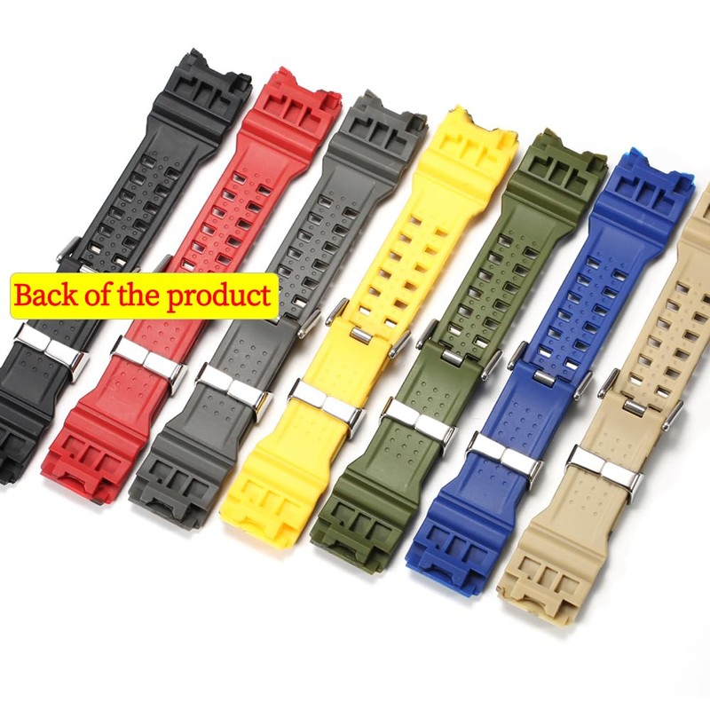 Accesorios de reloj de resina compatibles con Casio G-shock GWG-1000