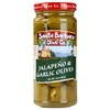 Santa Barbara 3pk Double Stuffed Jalapeño & Garlic Olives 5oz