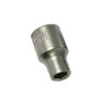 Faithfull SOC129 9mm Hexagon Socket Chrome Vanadium 1/2-inch Drive