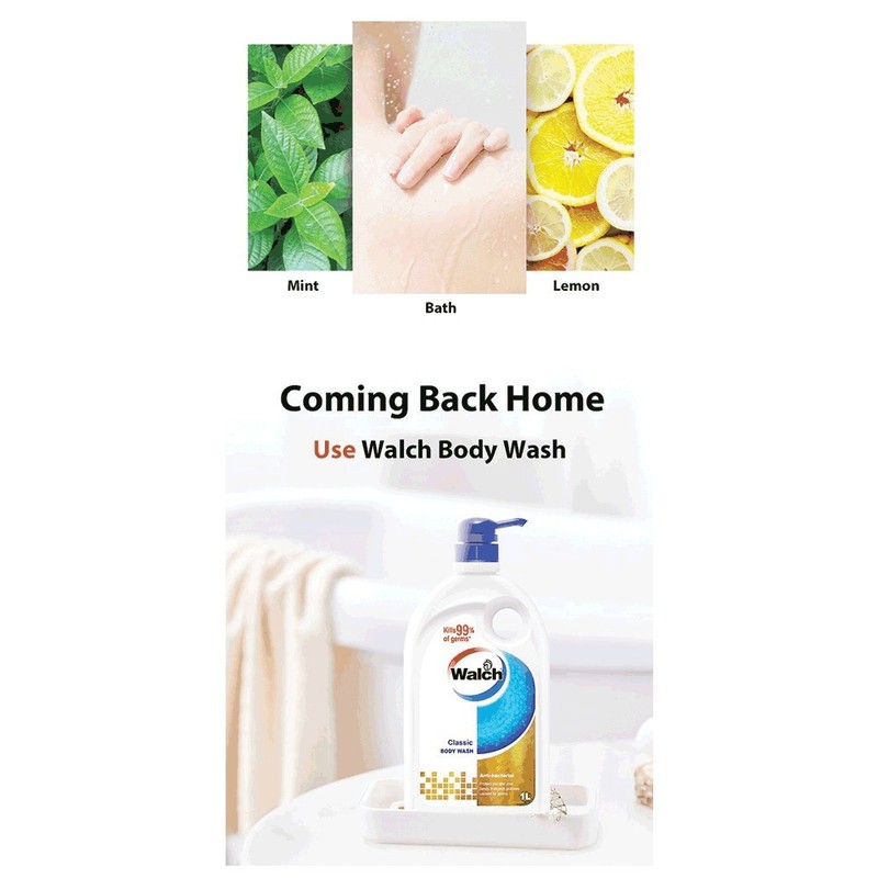 Walch [Special Bundle] Walch Anti-Bacterial Body Wash - Classic (1L)