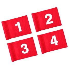 8 x 6 Inch Numbered Golf Flag, 4 Pcs Dual-Layer 420D Nylon Putting Green Flags, 1-4 Double Sided Printing with Tube Inserted, Mini Practice Golf Flags for Yard, Backyard, Garden, Indoor Outdoor