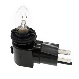 Plug in Night Light,TWDRTDD Adjustable E12 Base Socket Night Light with On/Off Switch for Making Decorative Night Lights (Black,1-Pack)