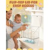 Flip-top Baby Bottle Organizer for 6 to 8 Bottles -