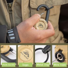 Heavy Duty Retractable Key Fob, 2pcs Retractable Key Chain, Lanyard Extendable with 60cm Steel Cord for ID Badge Holder, Key Cards, Card Holder