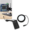 Round LED Bottom Light Industrial Microscope Auxiliary Lamp Adjustable Power