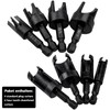 Bestgle 8 Piece Tang Drill Bit Set 1/4 Inch Hex