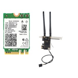 HighZer0 Electronics AX200 Desktop Wi-Fi Kit | 2.4 Gbps | Bluetooth 5.2 Support | PCIe x4 | Wi-Fi 6 Wireless-AX No vPro AX200NGW (AX200)