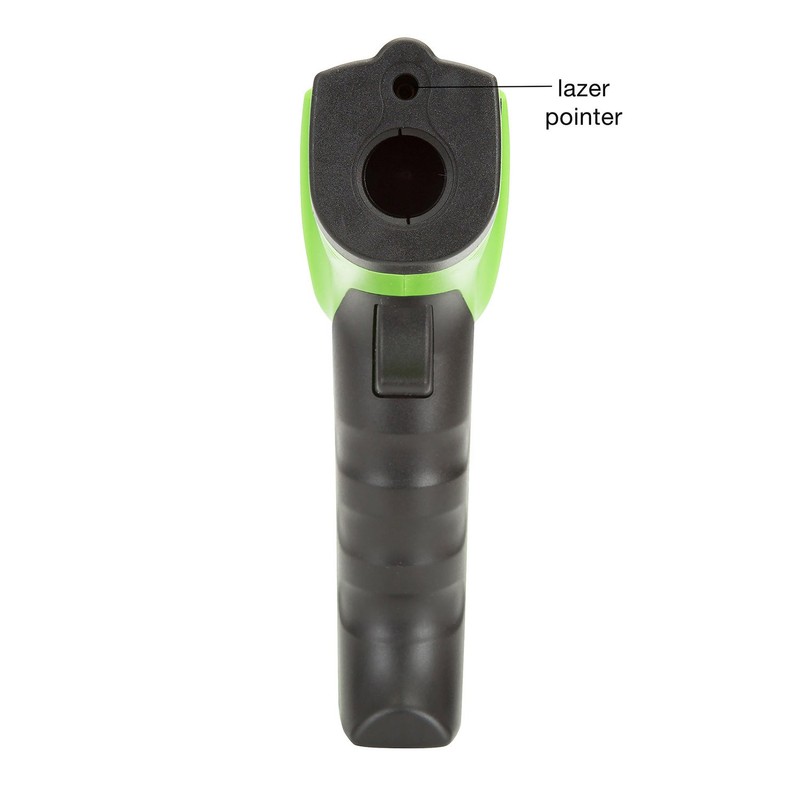 OEMTOOLS 25245 Infrared Thermometer, No-Contact Thermometer for Hot, Hazardous, and