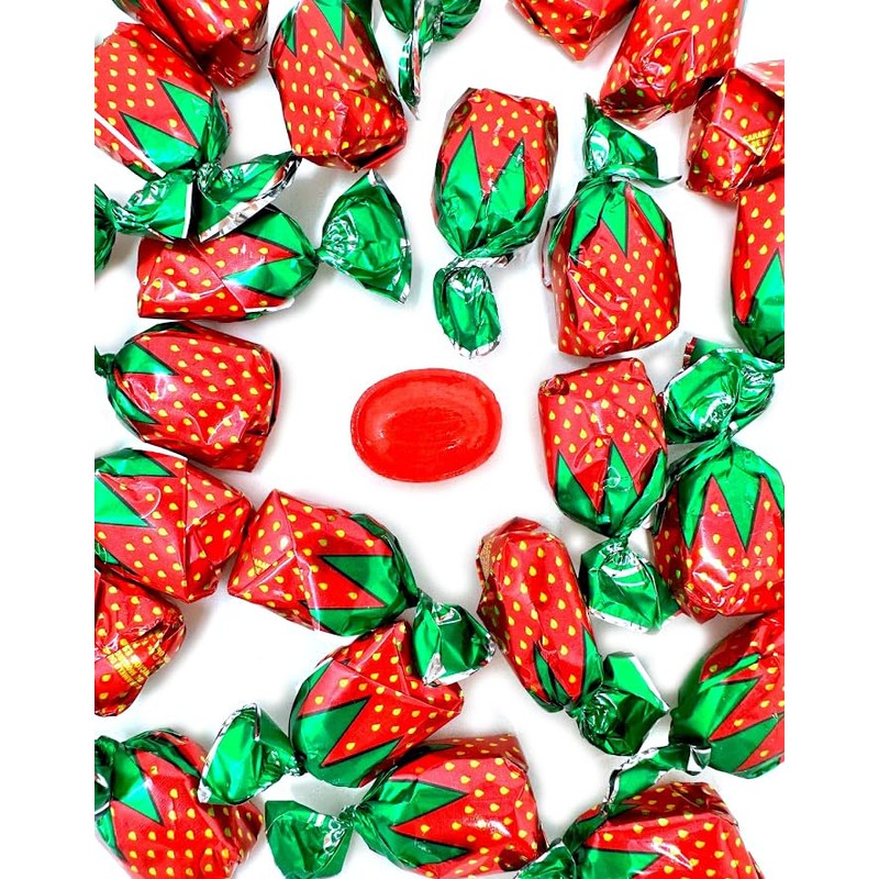 SweetGourmet Strawberry Bon Bons Buds Filled Hard Candy | 1