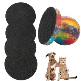 YcsRnn Dog Nail File with 4 Replaceable Scratch Pads, Manual Nail Grinder for Dogs and Cats, Smooth Grooming Tool for Sensitive Pets, Portable Plastic Nail File Board 6x5.8 cm